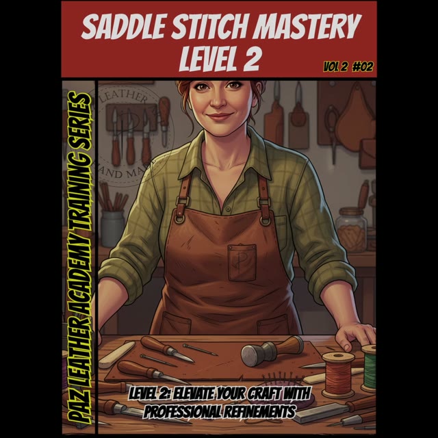 Saddle Stitch Mastery · Level 2 — opening frame